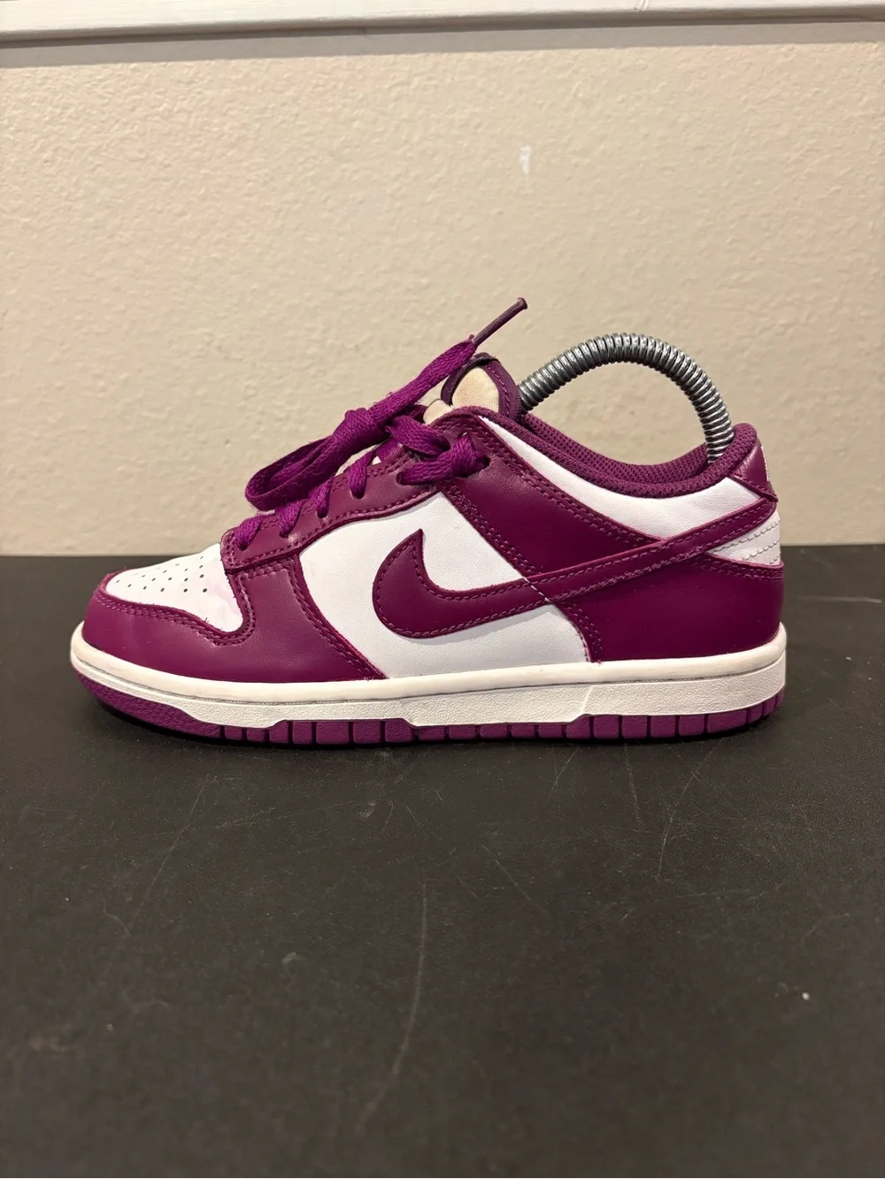 Nike Dunk Low Purple Viotech GS White Kids Shoes Youth Sz 4.5Y (FB9109-110)